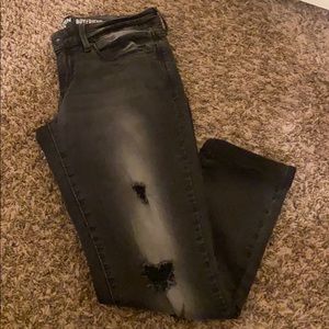 Denim black jeans, size 4/27